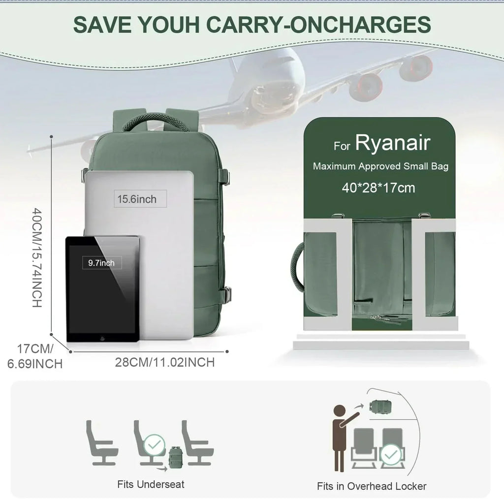多用途な手荷物用トラベルバックパック、コンパクトで機能的
