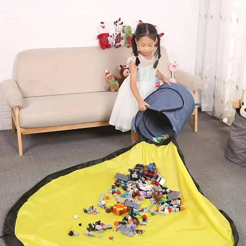 子供部屋用取り外し可能プレイマット付きおもちゃ収納ボックス