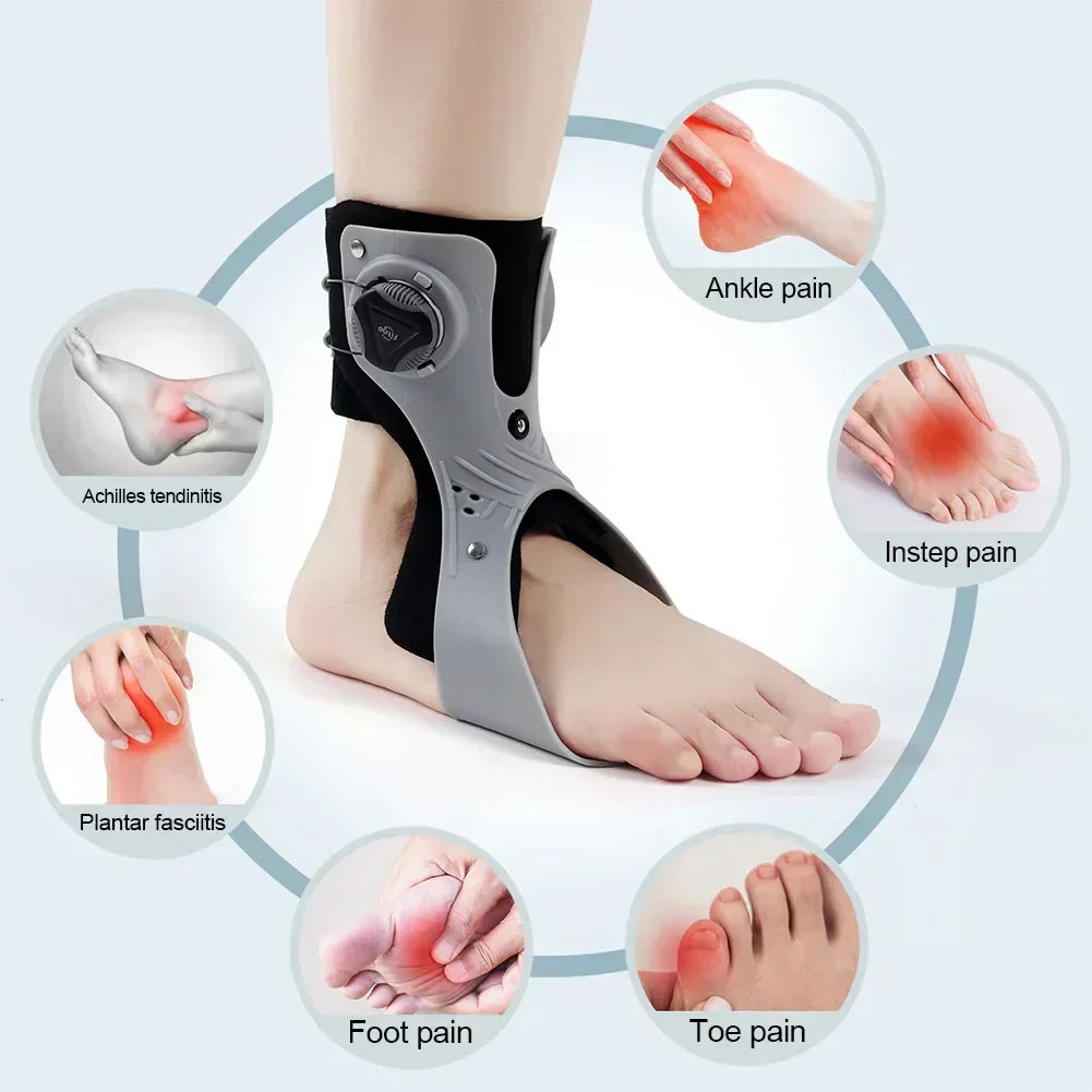 Foot Drop Ankle Brace With Adjustable Orthopedic Support