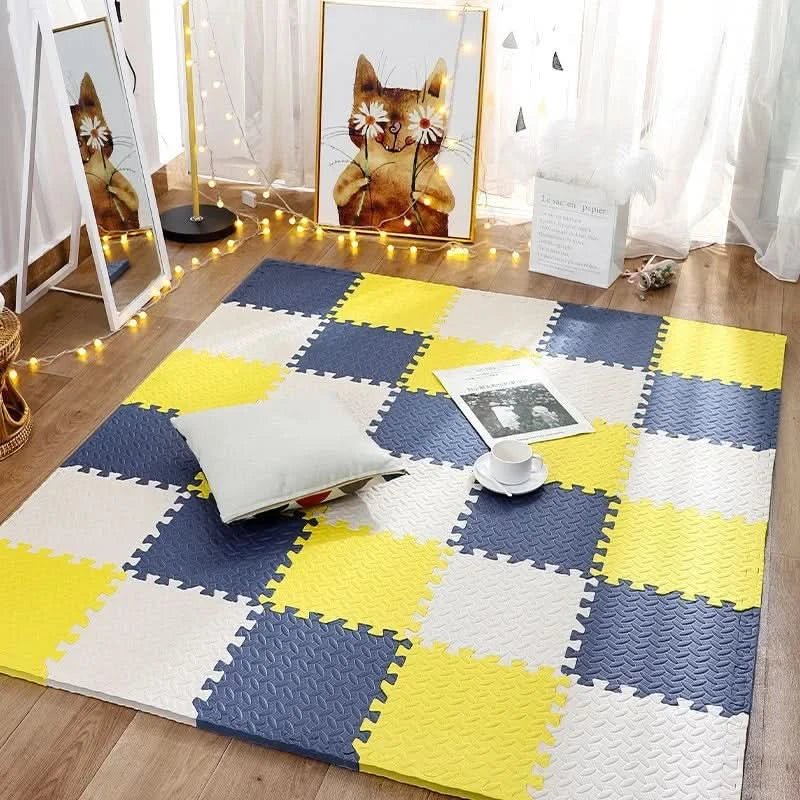 CozyNest babaszőnyeg biztonságos játszópárnával újszülötteknek és kúszóknak