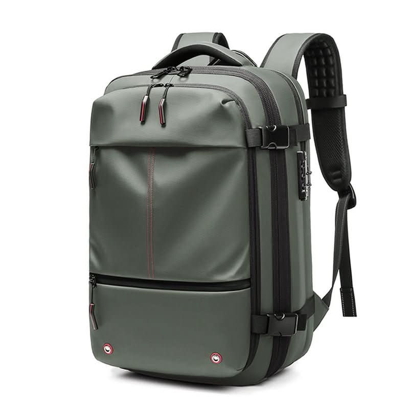 AeroFlex Compressible Laptop Backpack For Travelers Ultra Lightweight Organizer