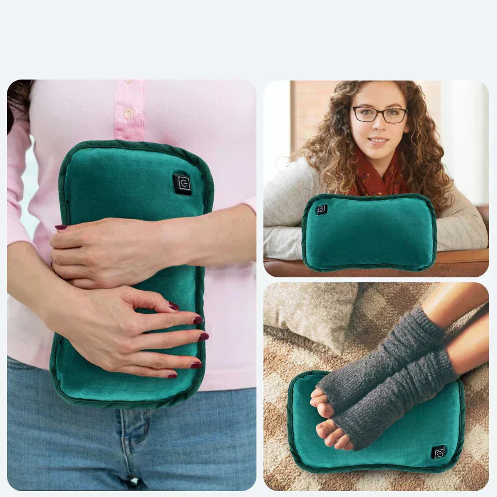 速暖ポータブルヒートパッド 30x20cm 手足と体の温かさ用