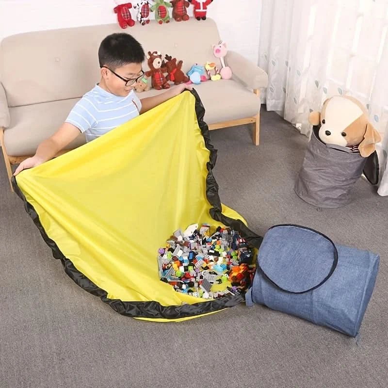 子供部屋用取り外し可能プレイマット付きおもちゃ収納ボックス