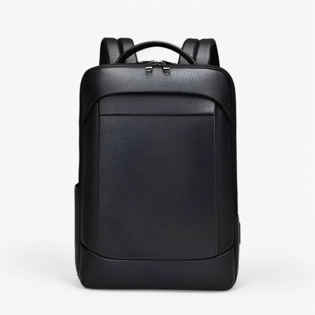 Elegáns bőr hátizsák USB-porttal 15,6 hüvelykes laptophoz, uniszex