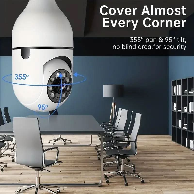 NovaGuard 360 ケーブル不要のスマートホームセキュリティカメラ 360度ナイトビジョン対応