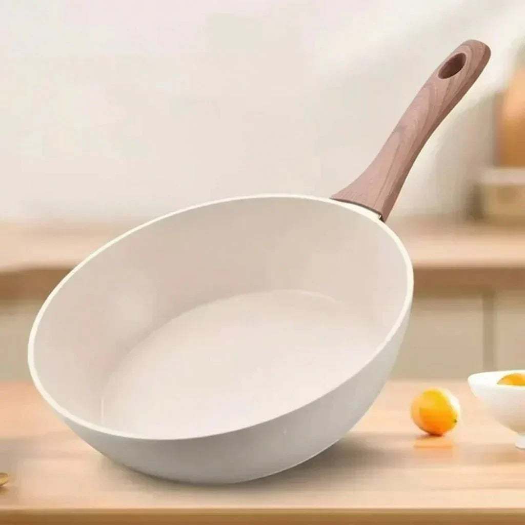 テラストーン ディープノンスティックパン 医療用石コーティング付き 家庭用 ガス・IH対応