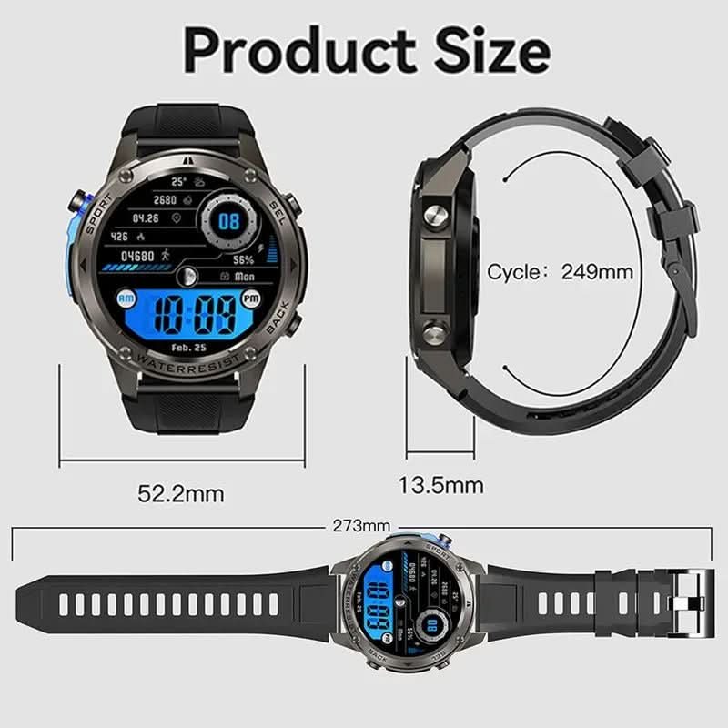 TrailNova X GPS・コンパス・健康モニタリング搭載アウトドアスマートウォッチ