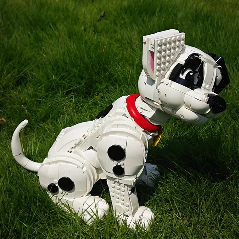 BrightBlockがかわいい子犬のブロック犬モデルを作成 DIYルームデコ用