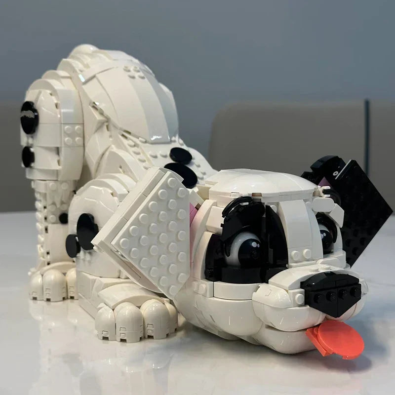 BrightBlockがかわいい子犬のブロック犬モデルを作成 DIYルームデコ用