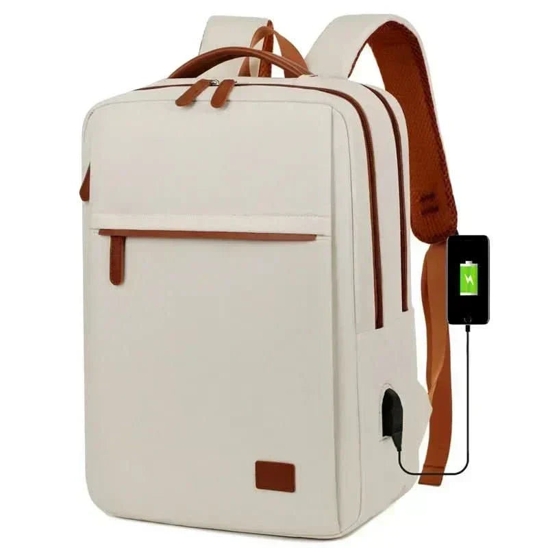 Astra hátizsák utazáshoz, laptop táska USB porttal, tartós Oxford anyagból, ingázóknak