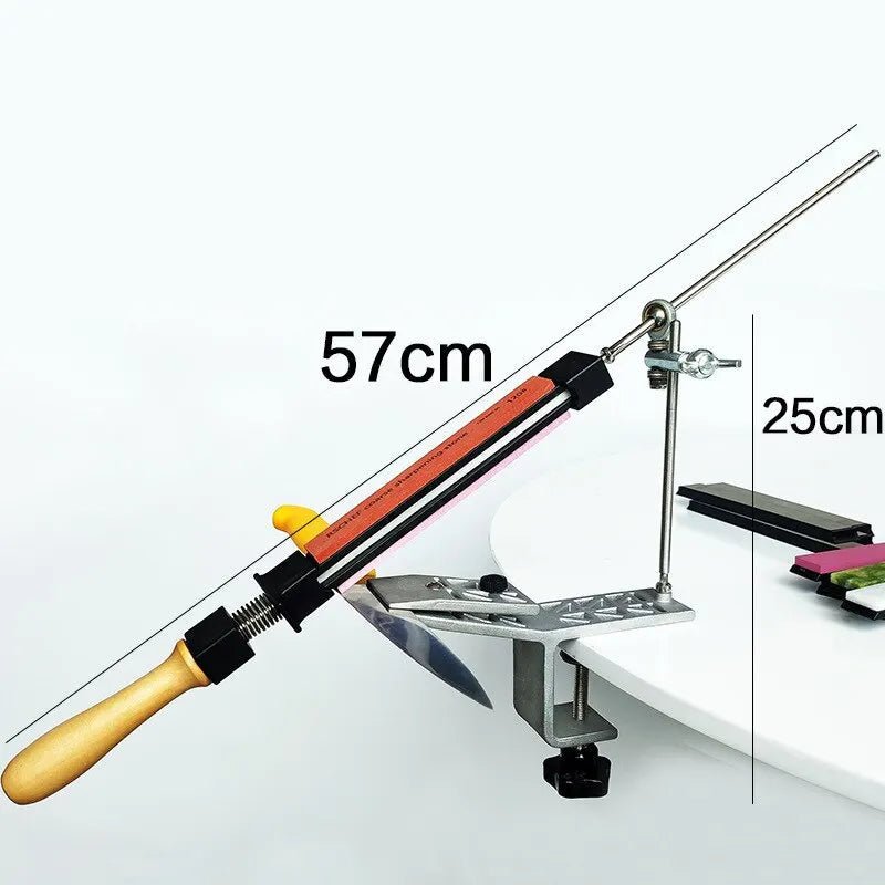 SharpMaster Precision Knife Sharpener With Rotatable Adjustable Clamp For Home Cooks