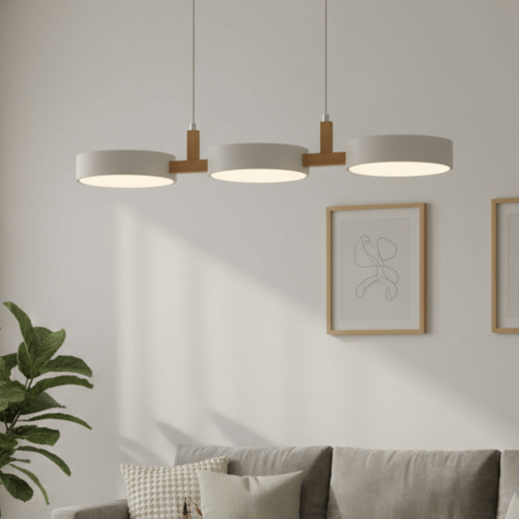 AuroraLume Nordic LED függeszték meleg fénnyel nappalikba