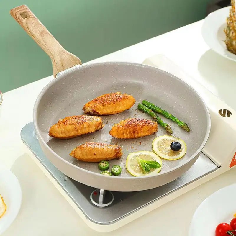 ClayShield tapadásmentes wok és serpenyő indukciós és gáz főzőlapokhoz házi szakácsoknak