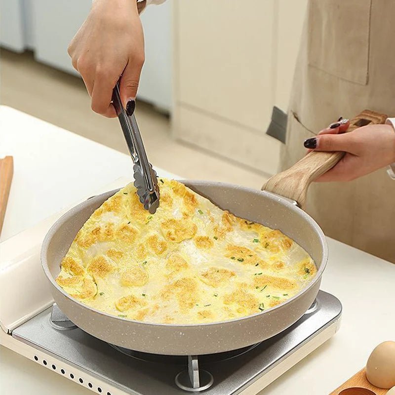 ClayShield tapadásmentes wok és serpenyő indukciós és gáz főzőlapokhoz házi szakácsoknak