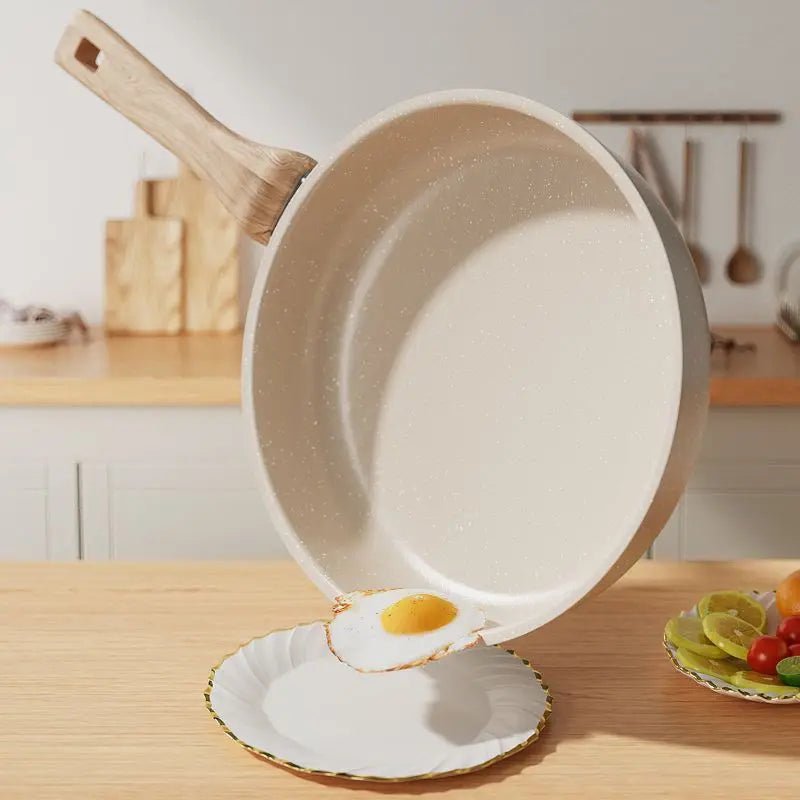 ClayShield tapadásmentes wok és serpenyő indukciós és gáz főzőlapokhoz házi szakácsoknak