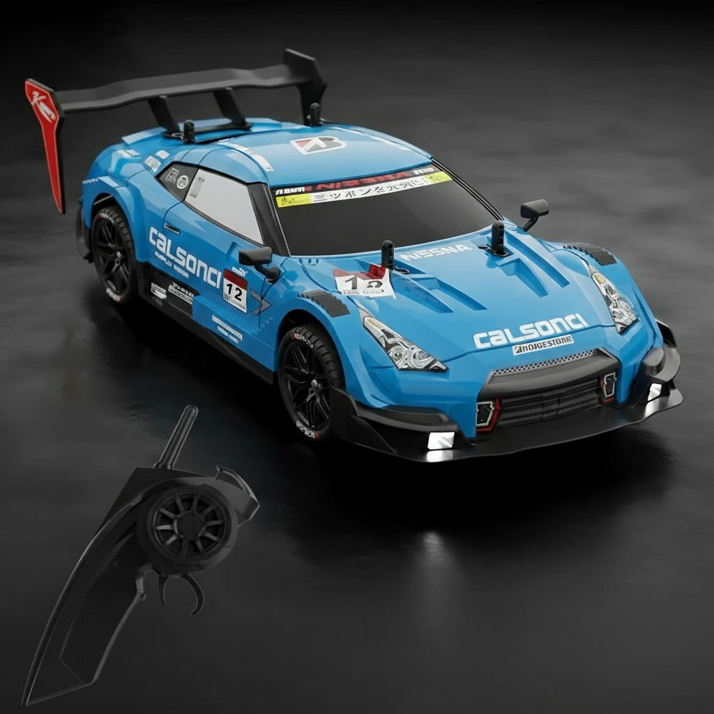 DriftPulse 4WD Drift távirányítós autó valósághű részletekkel és 2,4 GHz-es vezérléssel távirányítós rajongóknak
