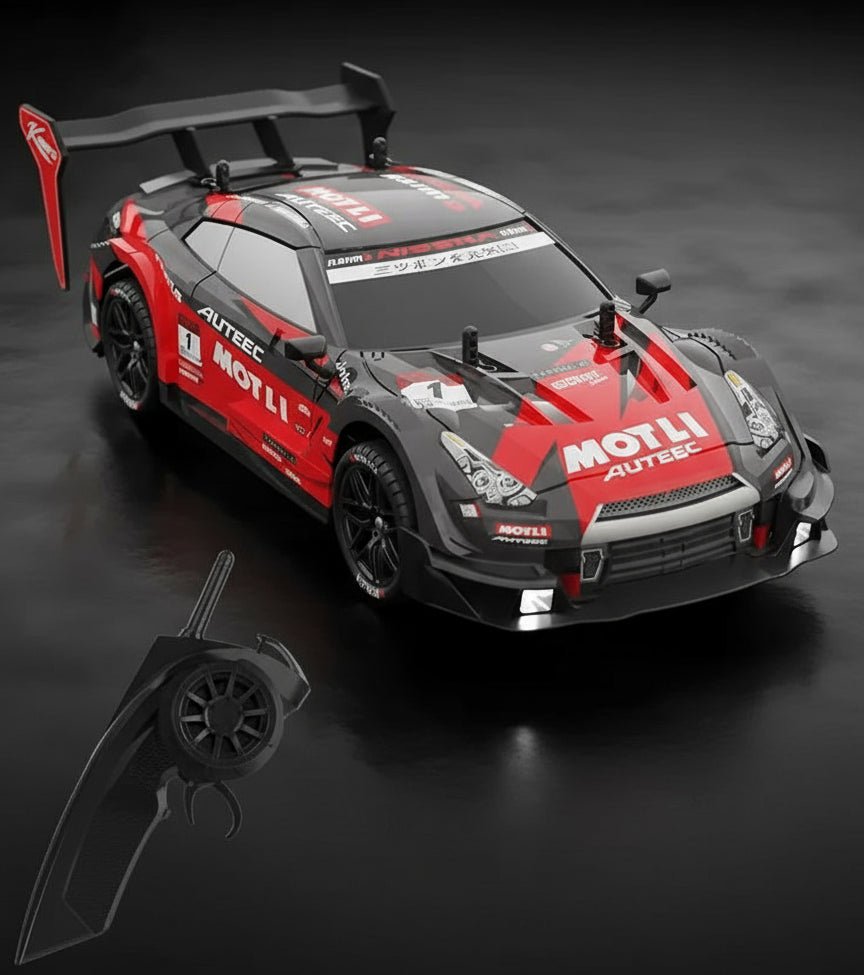 DriftPulse 4WD Drift távirányítós autó valósághű részletekkel és 2,4 GHz-es vezérléssel távirányítós rajongóknak