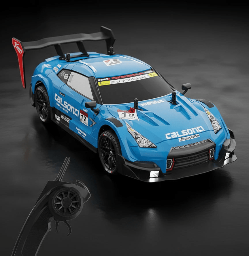 DriftPulse 4WD Drift távirányítós autó valósághű részletekkel és 2,4 GHz-es vezérléssel távirányítós rajongóknak