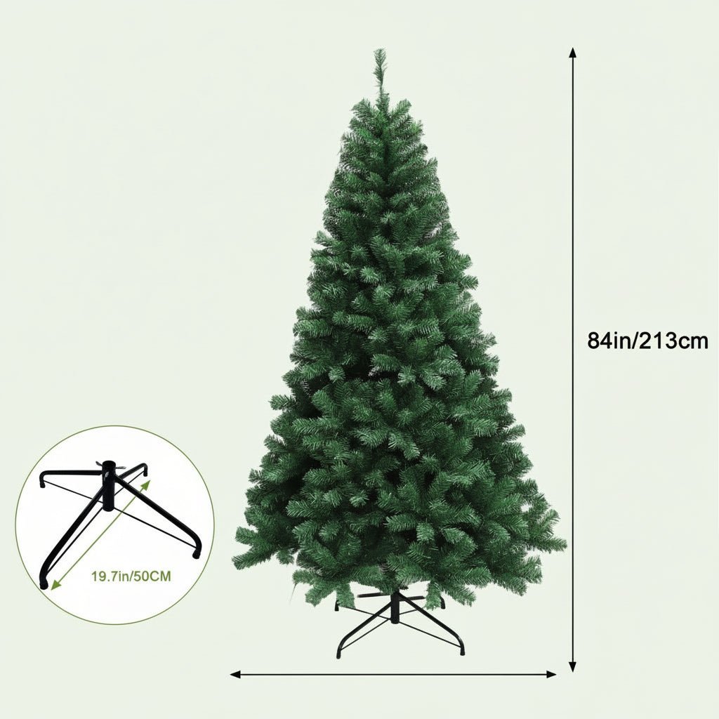 LumaSpruce LED 人工クリスマスツリー 8種類の華やかなライトパターン付き