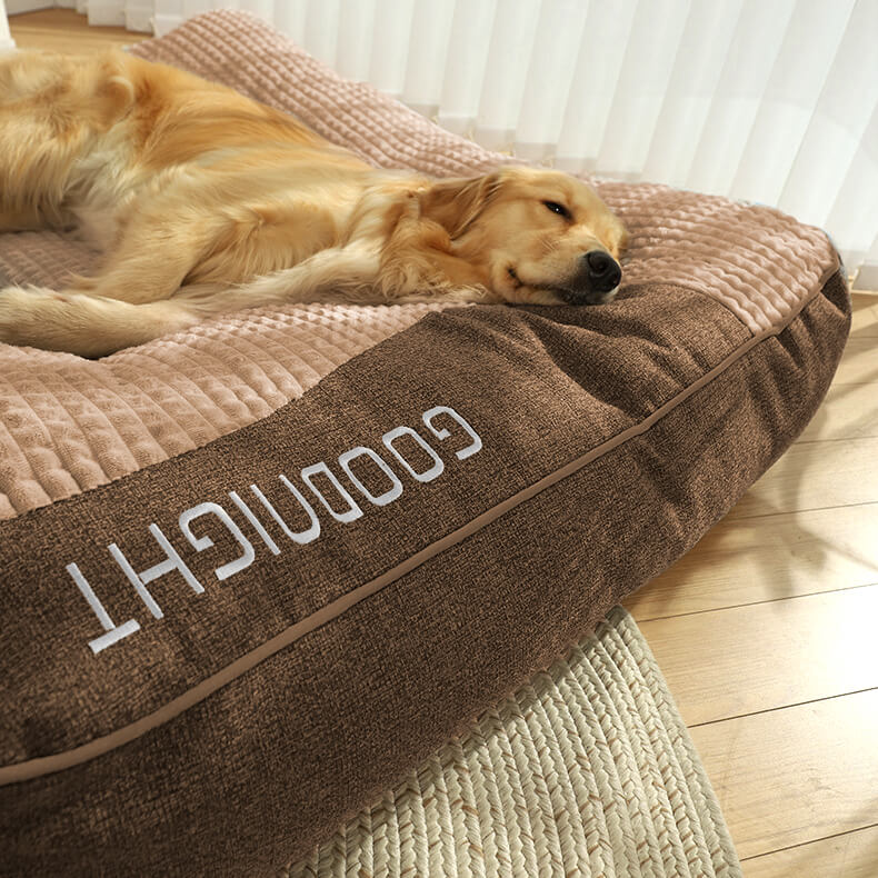 CozyNest 大型犬用整形外科犬用ベッド 傷に強く背骨サポート付き