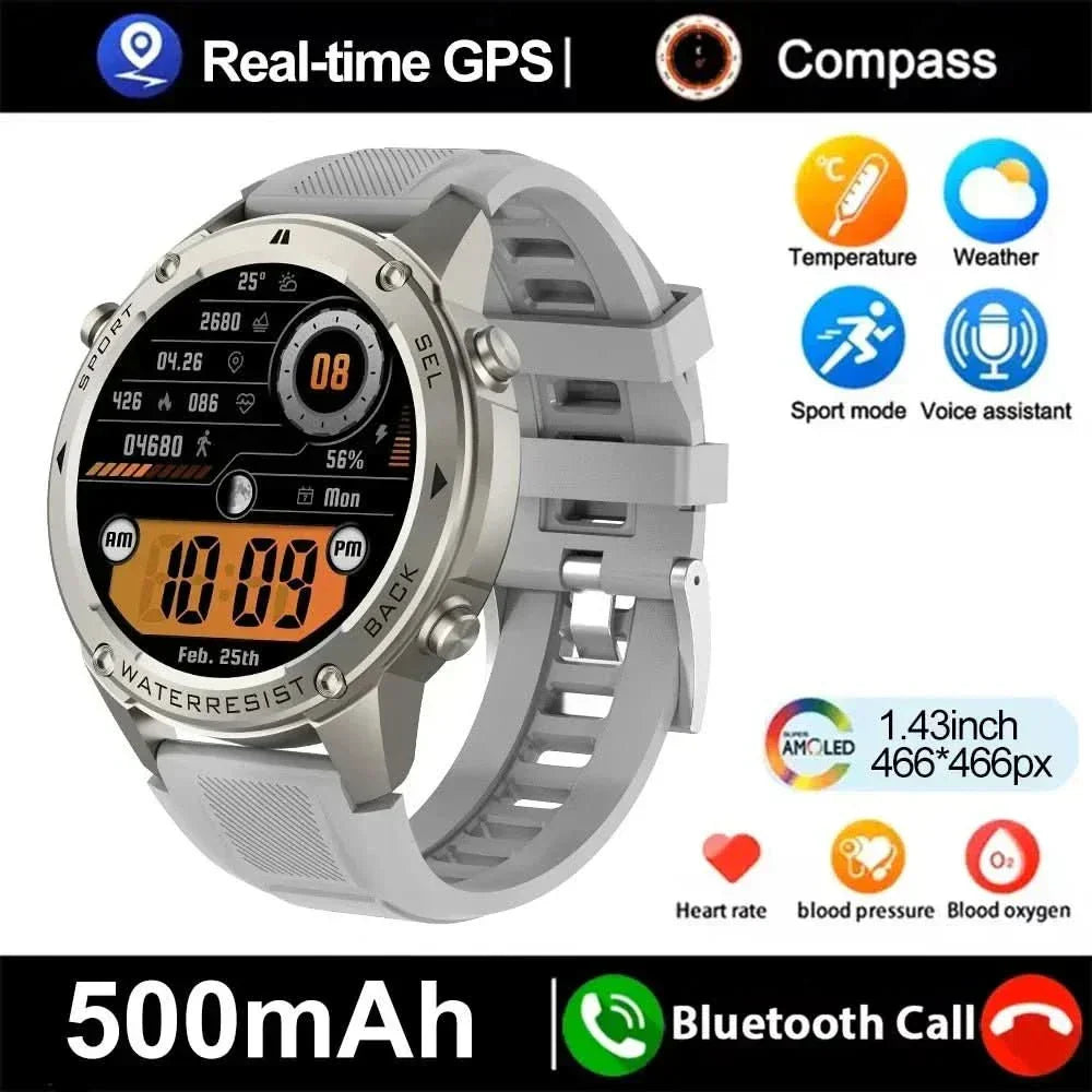 TrailNova X GPS・コンパス・健康モニタリング搭載アウトドアスマートウォッチ