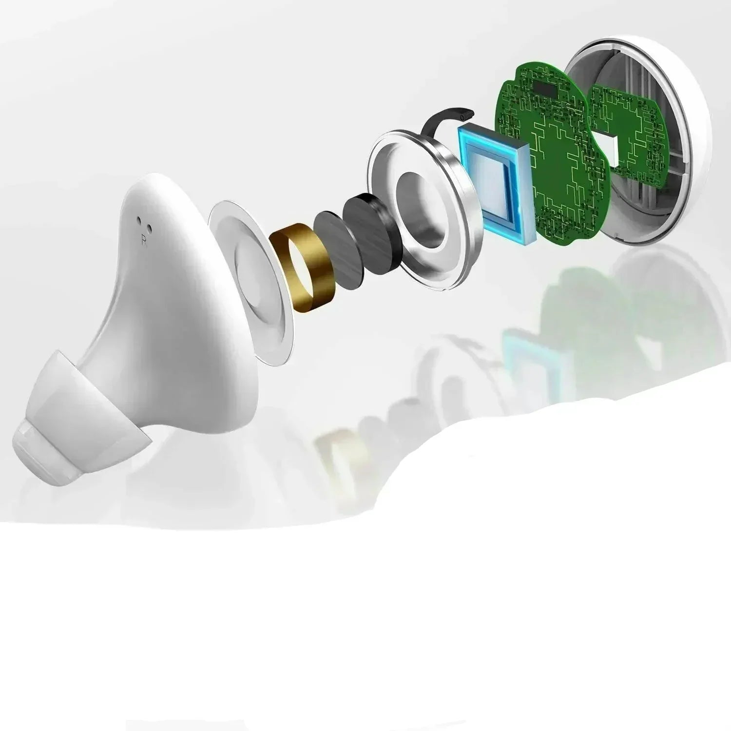 マルチモードサウンド対応 Bluetoothアプリ制御スマート補聴器