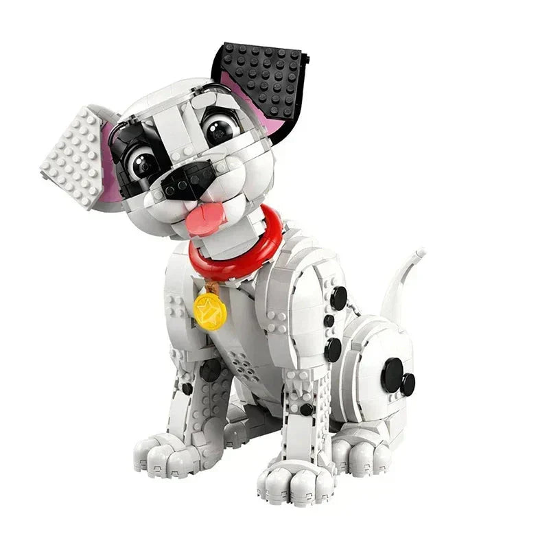 BrightBlockがかわいい子犬のブロック犬モデルを作成 DIYルームデコ用