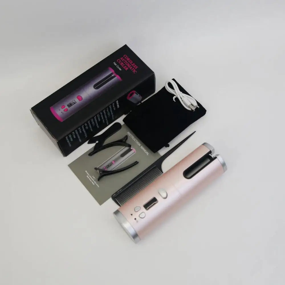 AuraCurl Pro Cordless Hair Curling Styler With LED Display