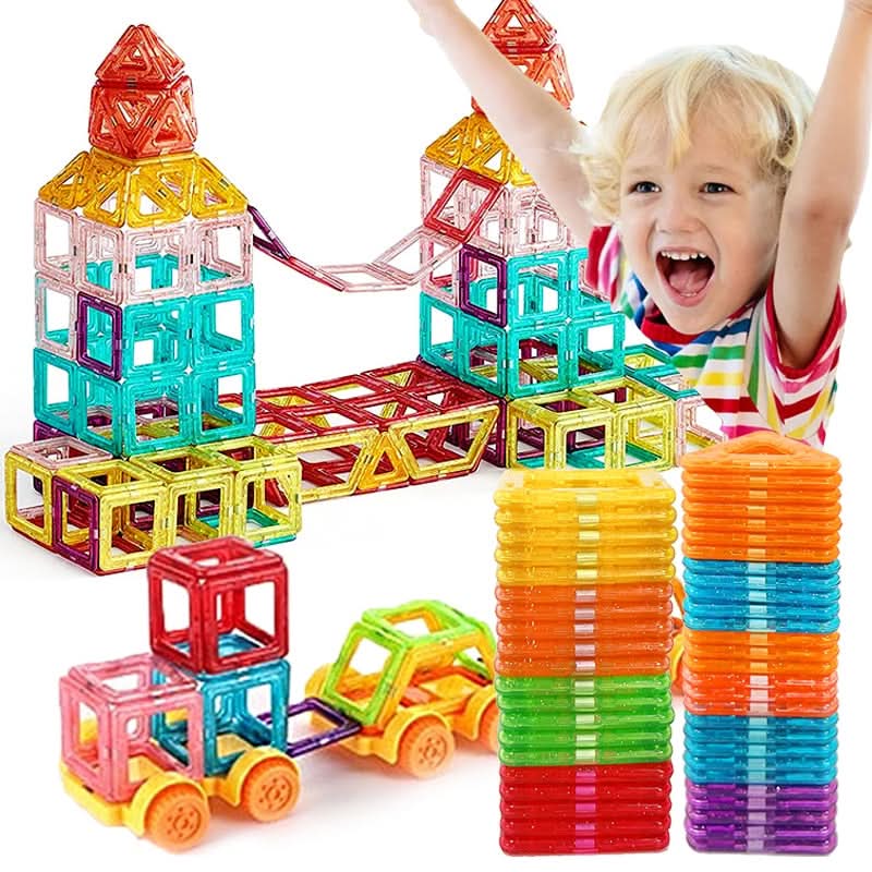 NovaCraft マグネットブロックセット 4歳以上 子どもの創造力を刺激