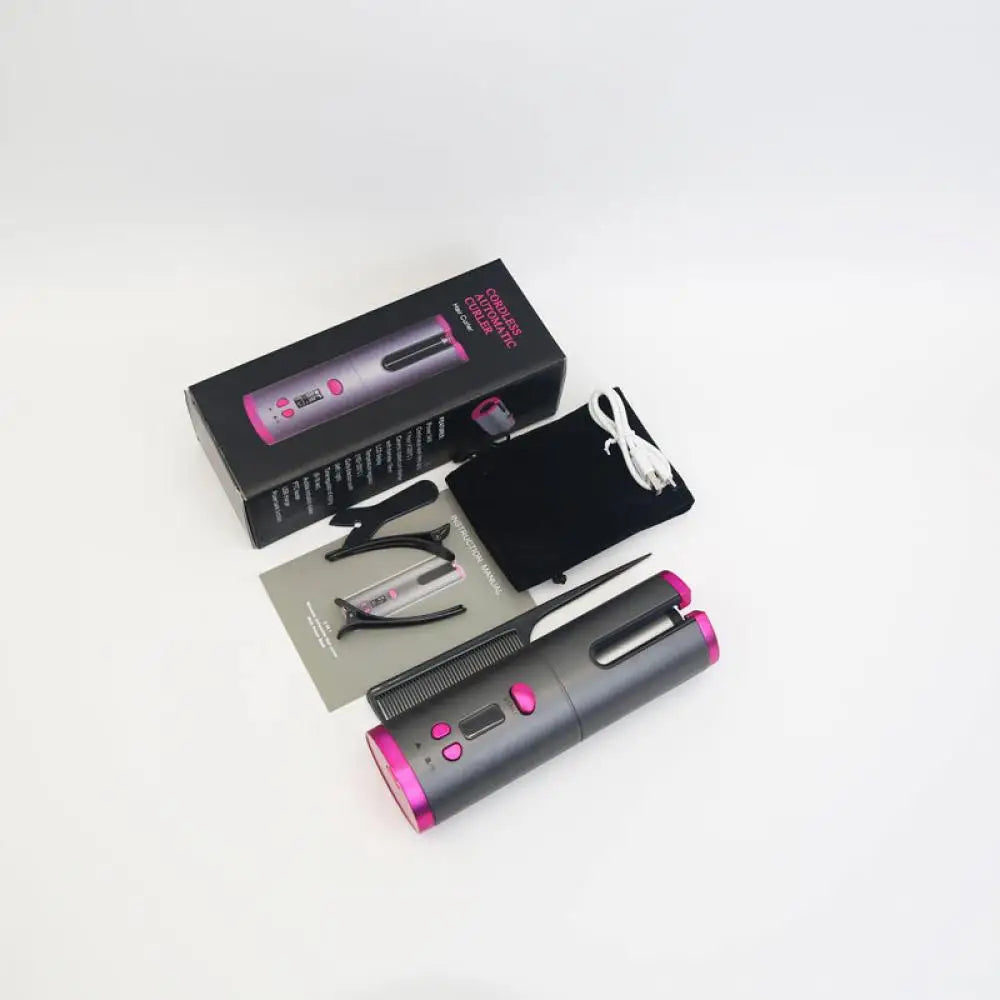 AuraCurl Pro Cordless Hair Curling Styler With LED Display