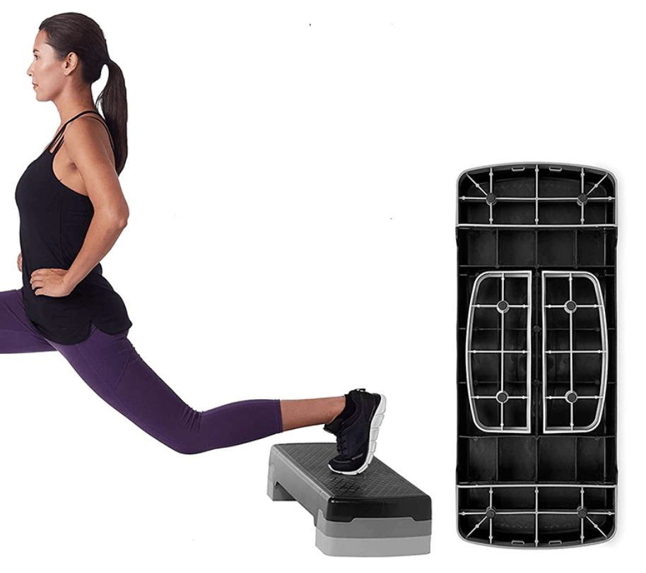 FlexStep állítható fitness lépcső otthoni edzésekhez magasságállítással