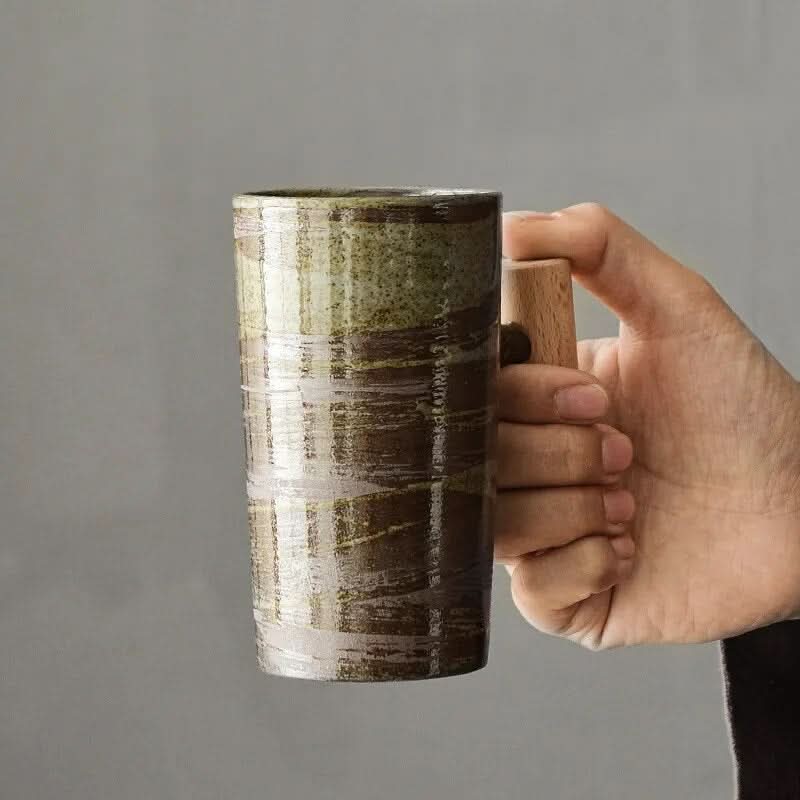 AuroraCraft Nordic Earth Latte Csészék Kézzel Készített és Funkcionális Kávérajongóknak