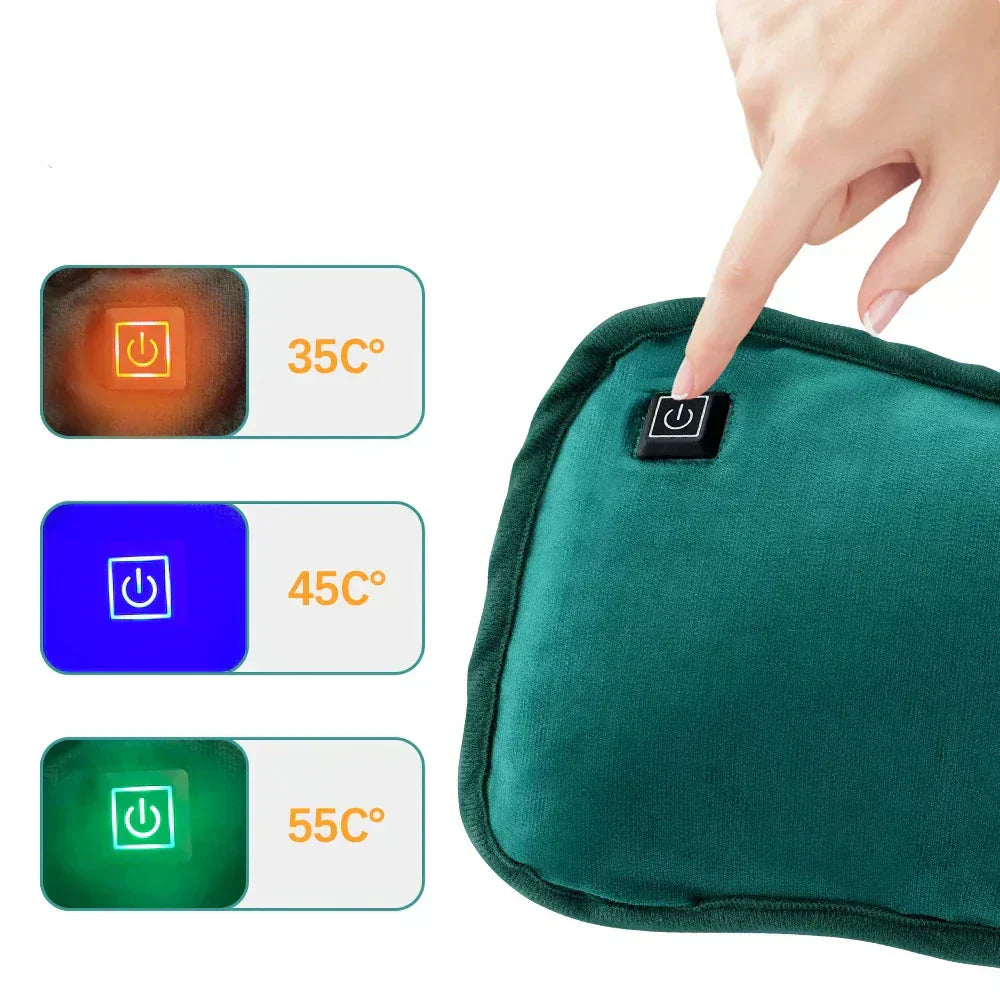 速暖ポータブルヒートパッド 30x20cm 手足と体の温かさ用