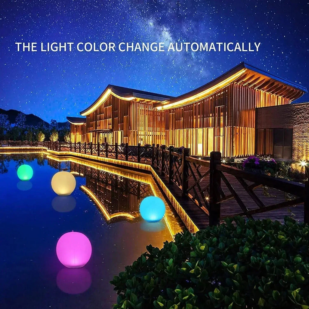 Solar Sphere Colour Changing LED Lamp For Outdoor Pools And Gardens By AeroGlobe
