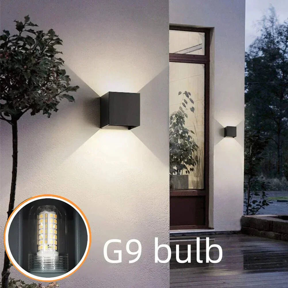LumaGuard LED fali lámpa IP65 alumínium vízálló beltéri és kültéri használatra