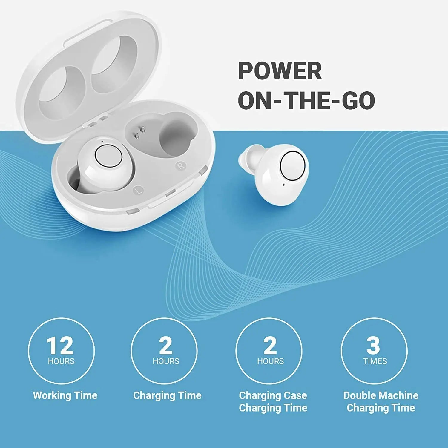 マルチモードサウンド対応 Bluetoothアプリ制御スマート補聴器