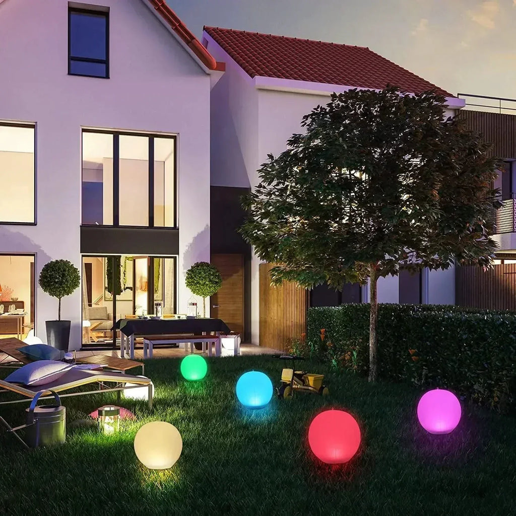 Solar Sphere Colour Changing LED Lamp For Outdoor Pools And Gardens By AeroGlobe