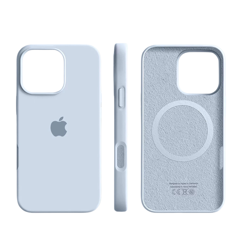 AuraGuard silikonfodral för iPhone med MagSafe och mjuk känsla