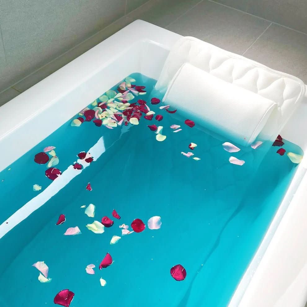 AquaBliss ergonómikus teljes test fürdőkád párna a kényelemért és spa pihenésért