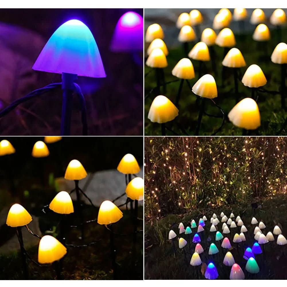 Aurora Glow gomba napelemes LED lámpák varázslatos kerthez