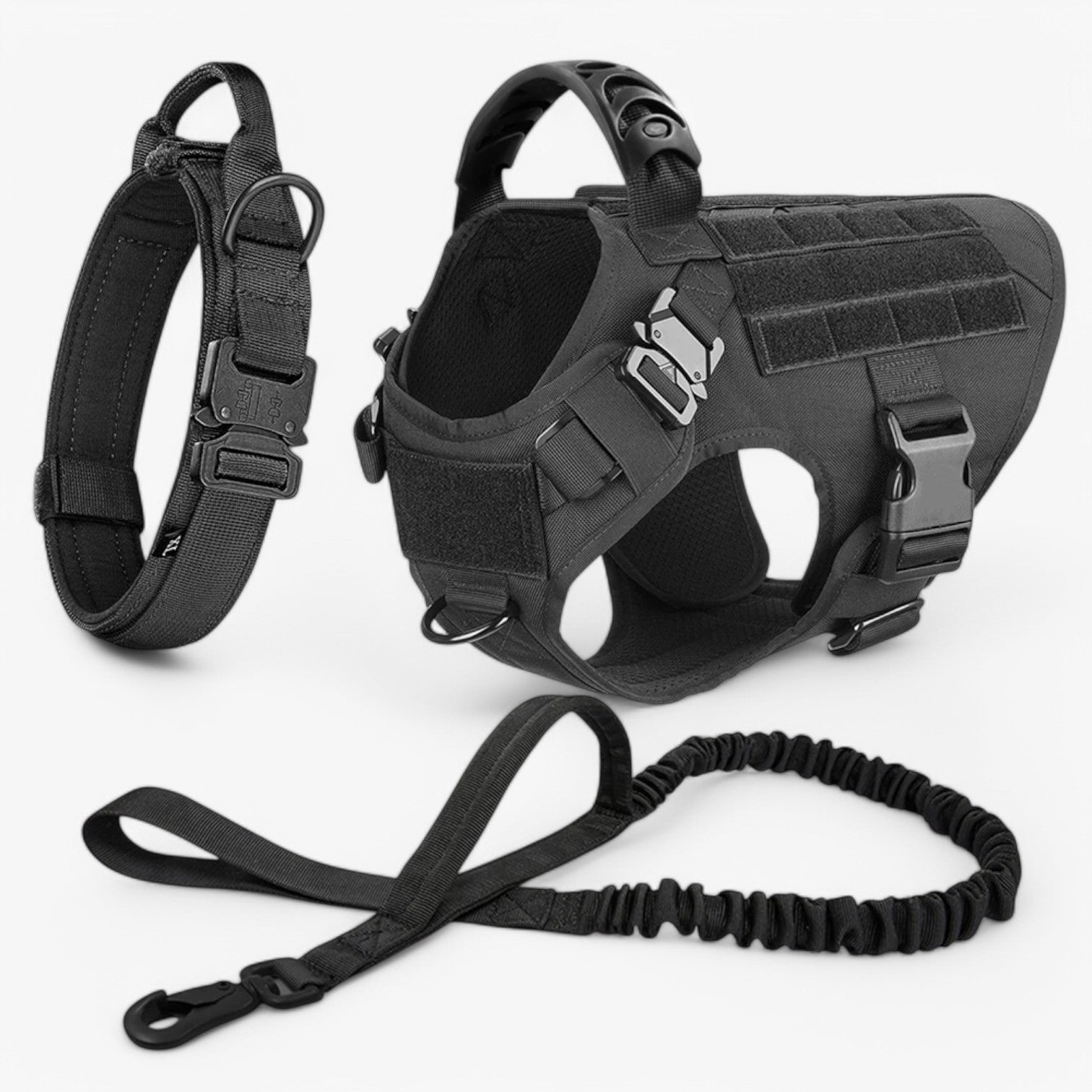 クイックリリースシステム付きタクティカルトレーニングベスト用タフな戦術犬用ハーネス