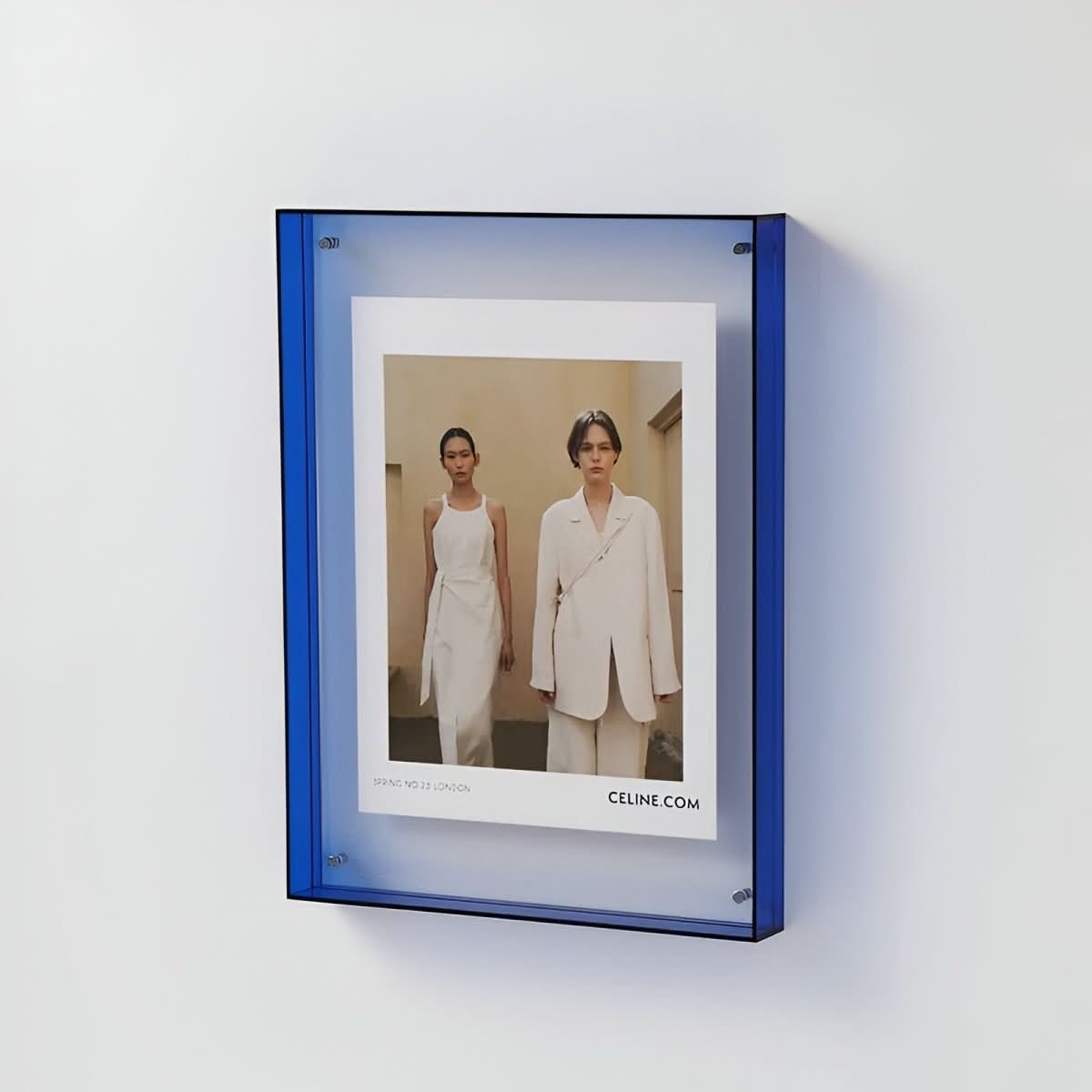 LumaFrame Átlátszó Akril Képkeret Letisztult Modern Otthoni Dekorációhoz