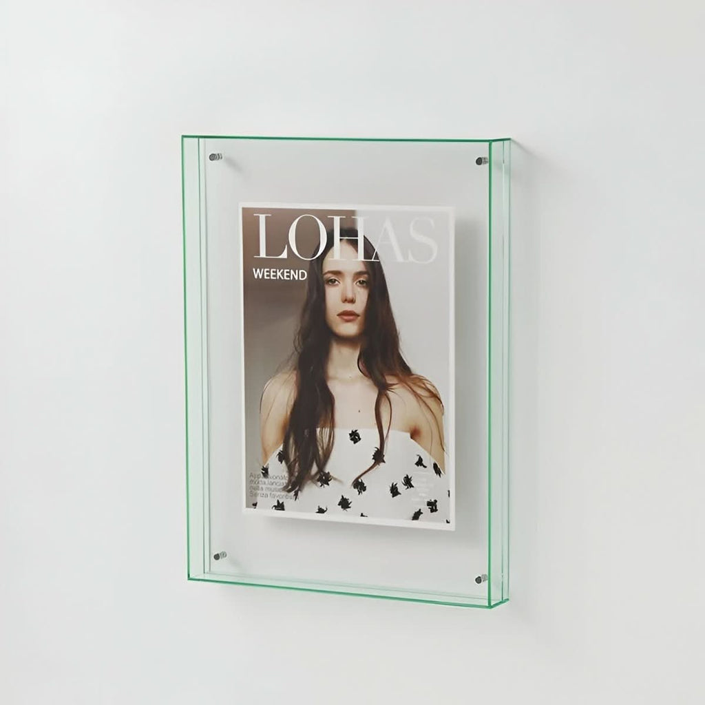 LumaFrame Átlátszó Akril Képkeret Letisztult Modern Otthoni Dekorációhoz