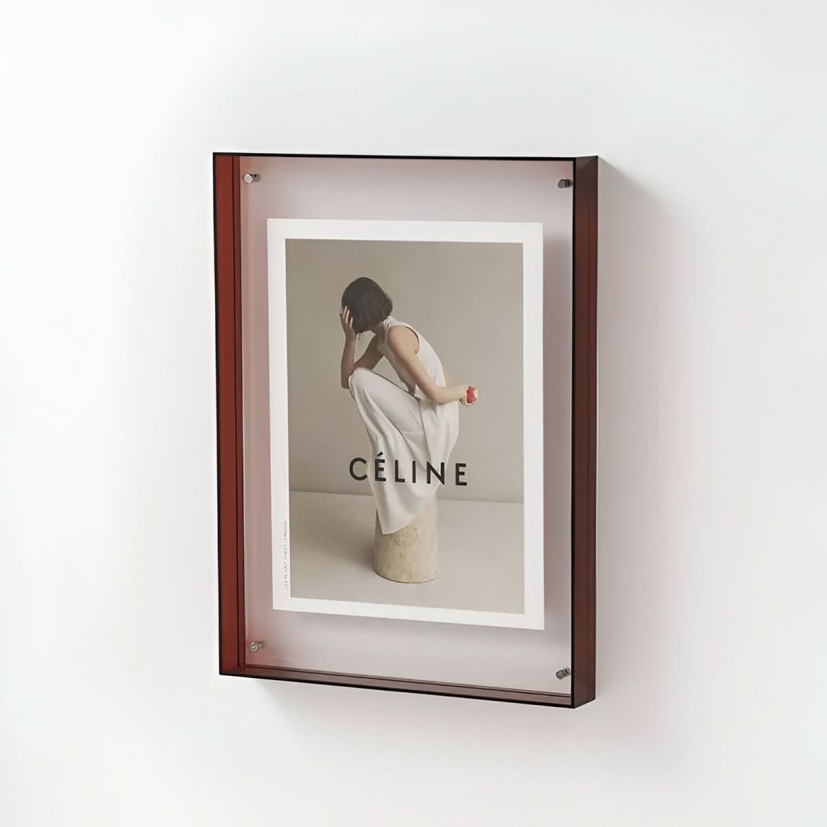 LumaFrame Átlátszó Akril Képkeret Letisztult Modern Otthoni Dekorációhoz