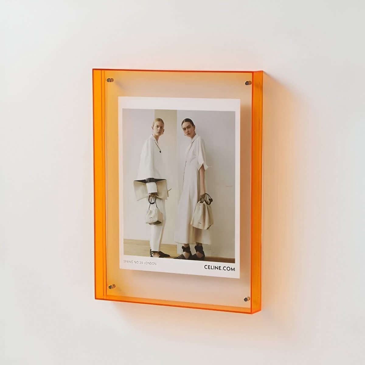 LumaFrame Átlátszó Akril Képkeret Letisztult Modern Otthoni Dekorációhoz