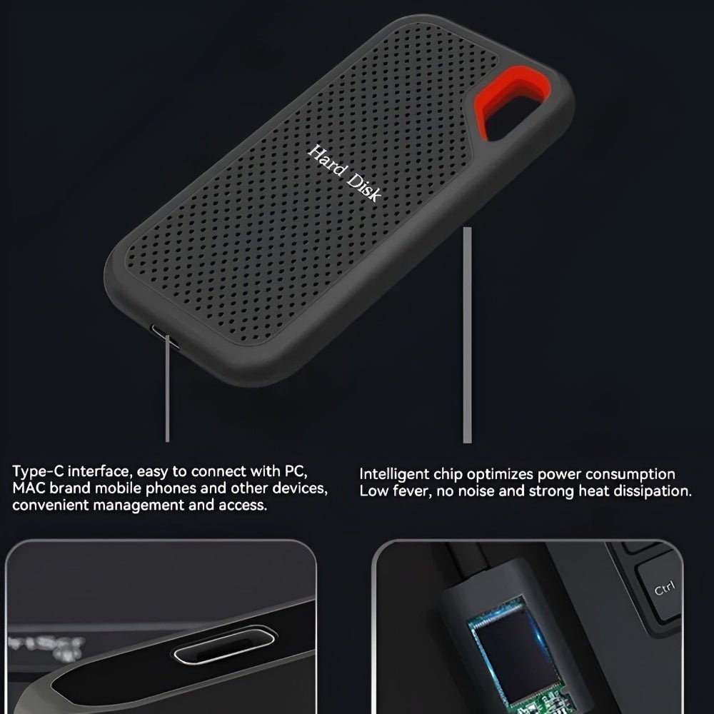 NovaDrive Portable High Speed 8TB External SSD For Creators