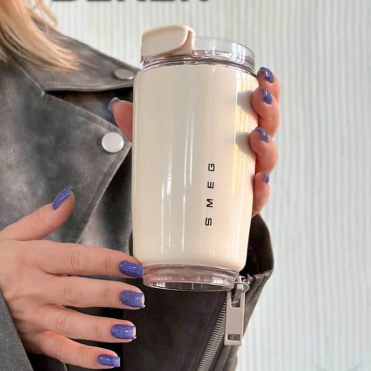 Aurora Sterling rozsdamentes acél utazó bögre 320 ml szigetelt pohár