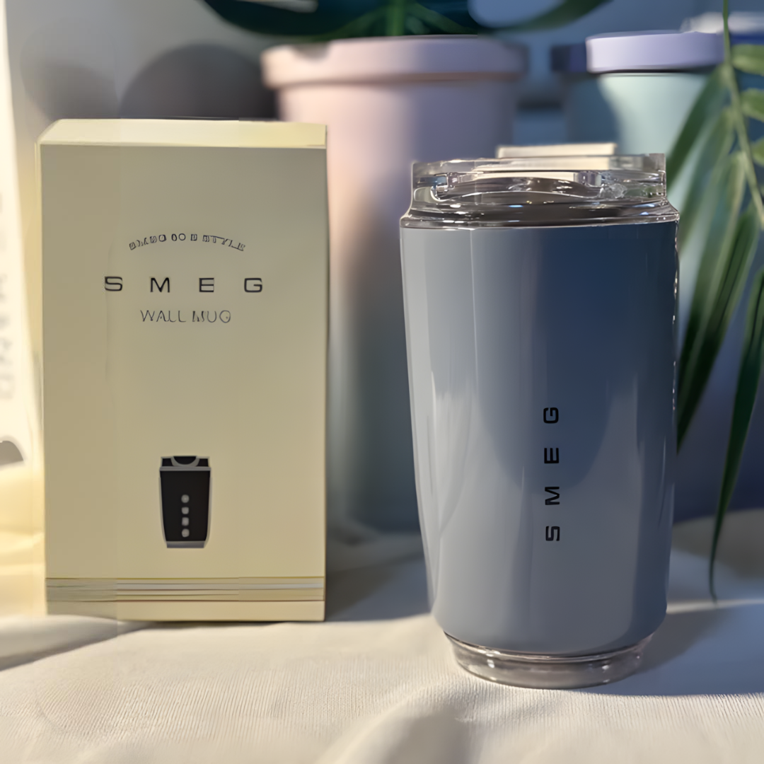Aurora Sterling rozsdamentes acél utazó bögre 320 ml szigetelt pohár