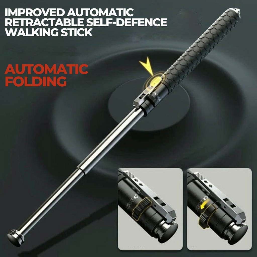 Alloy Steel Telescoping Safety Stick With Quick One Click Deployment