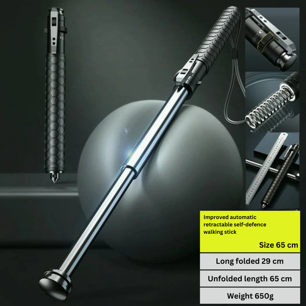 Alloy Steel Telescoping Safety Stick With Quick One Click Deployment